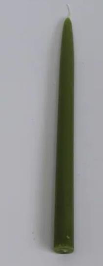 Свеча столовая FEROMA CANDLE 30см зеленая ST30-576