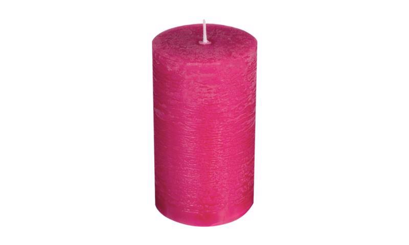 Свічка циліндр FEROMA CANDLE d7.0*10см рожева С710-1777