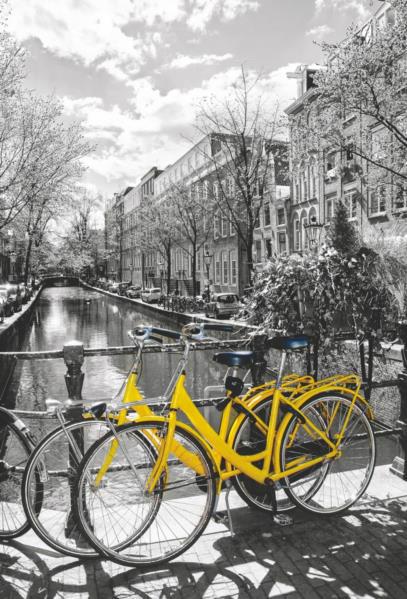 Картина POSTERCLUBUA А2 "Жовтий велосипед"