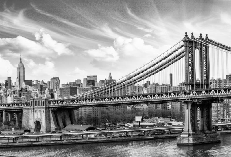 Картина POSTERCLUBUA А2 "Мост Манхэттен"