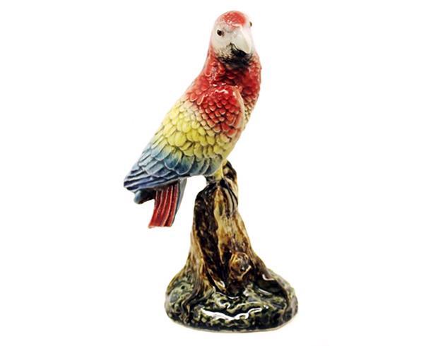 Статуетка ЖИВА ГЛИНА Папуга червоний 19см СКЛ-14