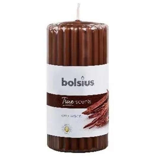 Свічка арома циліндр BOLSIUS 5.8*12см Агарове дерево