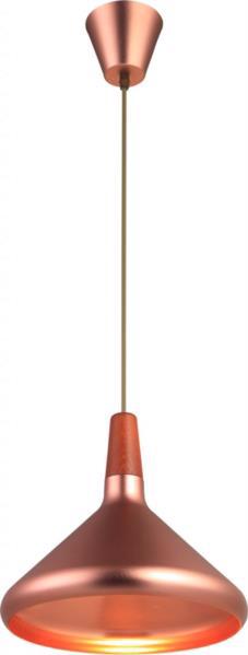Підвіс ALTALUSSE INL-9371P-01 Brushed Copper&Walnut E27