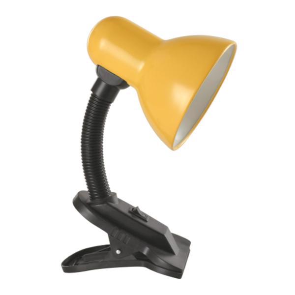 Лампа наст. офис. LUMANO LU-LN-1111 60W E27 прищепка желт.