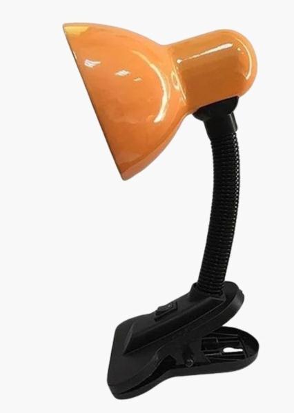 Лампа наст. офис. LUMANO LU-LN-1111 60W E27 прищіпка помаранч.