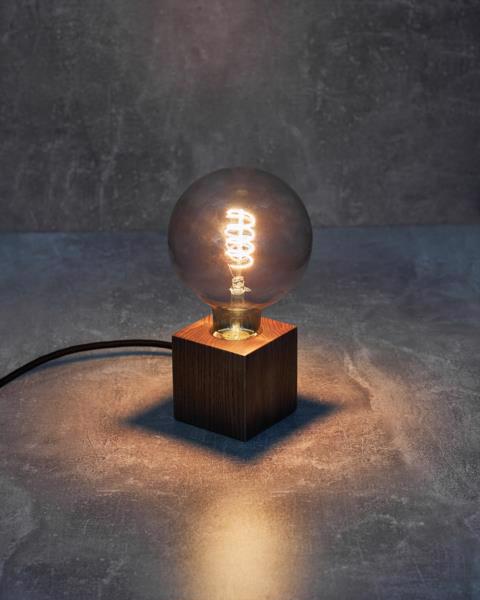 Лампа наст. ITERNA Cube C темна LW005