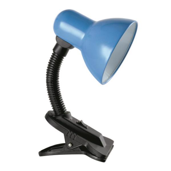 Лампа наст. офісна LUMANO LU-LN-1111 60W E27 прищепка синя