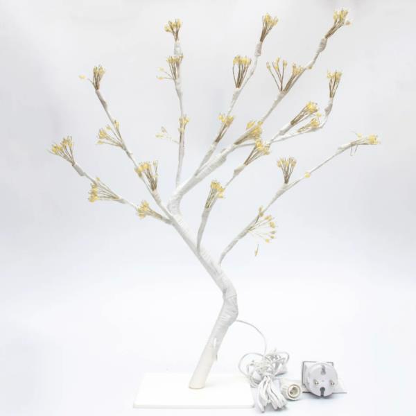 Декорация новогодняя LED "Дерево" 45*48*50см 256LED белая уличная DEVILON 141226