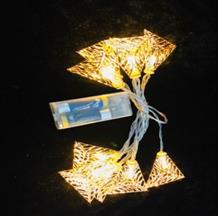 Гірлянда ел. 10LED Ліхтарики "Трикутник" жовта 1.1м IMP JSB181003