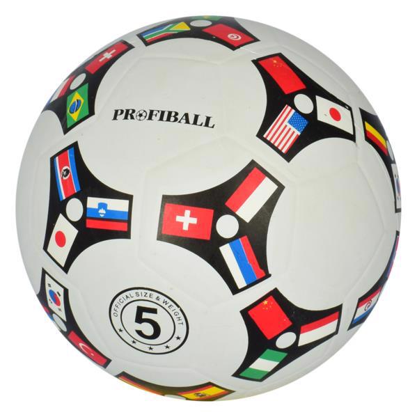 Мяч футбольный р.5, резина, гладкий VA-0081