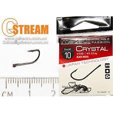 Крючки рыболов. G.STREAM Crystal №10 15шт 112184