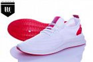 Кросівки чол. Violeta 45-46 біло-червоні
