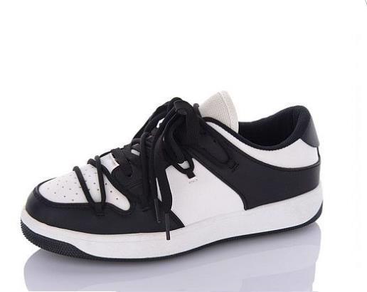 Кроссовки жен. Qq Shoes BK75 black-white